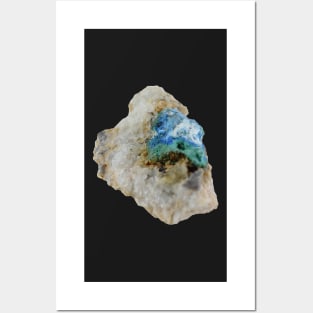 Cyanotrichite Mineral Sample Posters and Art